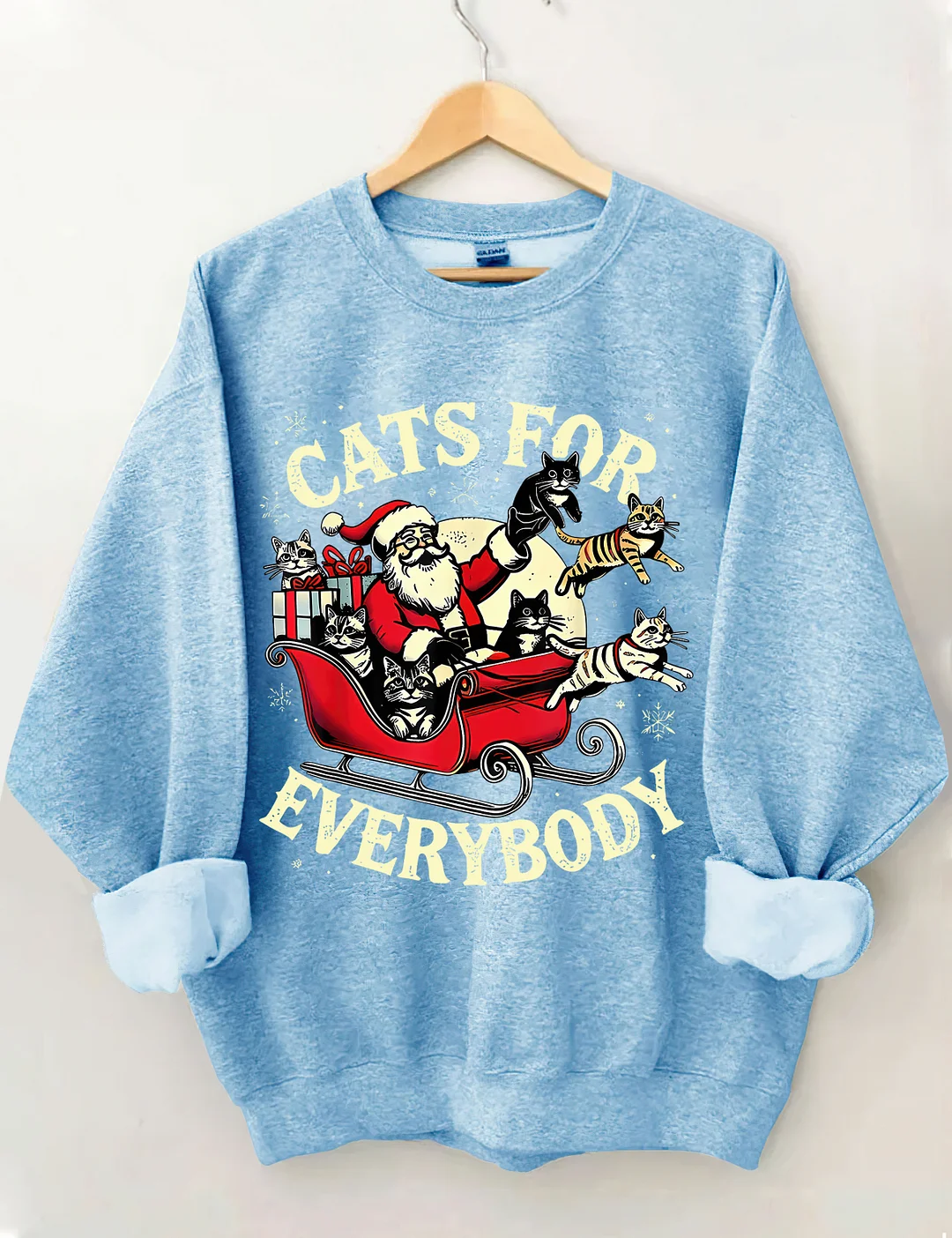 Christmas Cats For Everybody Sweatshirt