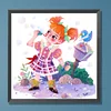 Diamond Painting -5D Full Round Drill Girl