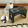 Cornmi 2-in-1 Adjustable Height Slow Feeding Bowl for Small to Medium Dogs and Cats