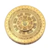 Brass Compass Tai Chi THE EIGHT DIAGRAMS Rotatable small compass Decoration