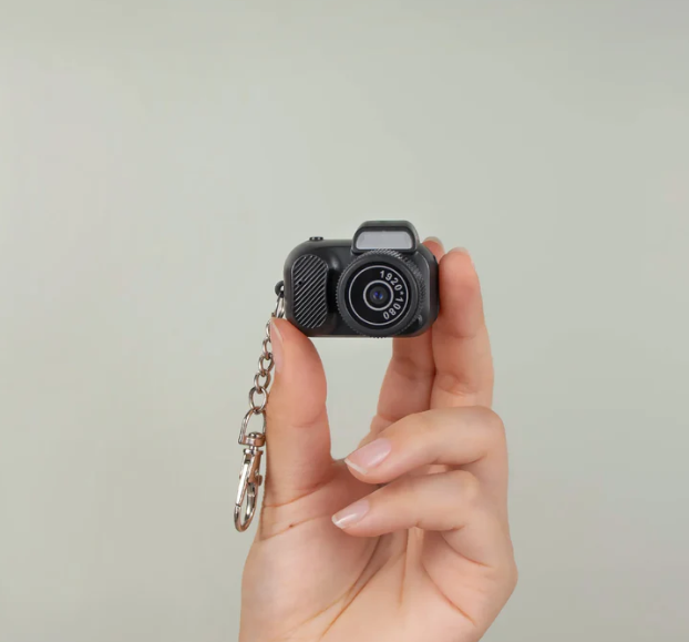 Mini Keychain Camcorder, 1080P HD Video Camera, World's Smallest Camera, 2MP Micro Mini DV DVR, Retro Style 64GB