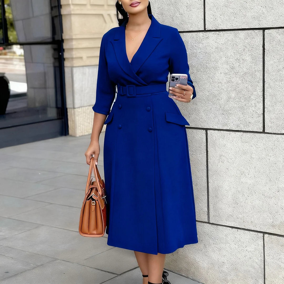 Nigikala Nigikala Women's Winter New Fashion Bubble Sleeve Grand Party Party Dress