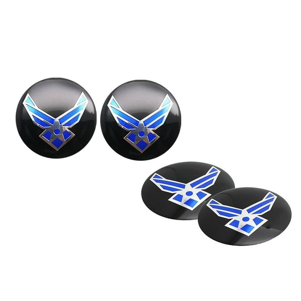 4x Wheel Center Hub Cap Car US Air Force USAF Emblem Badge Decal Stickers 56.5mm voiturehub dxncar
