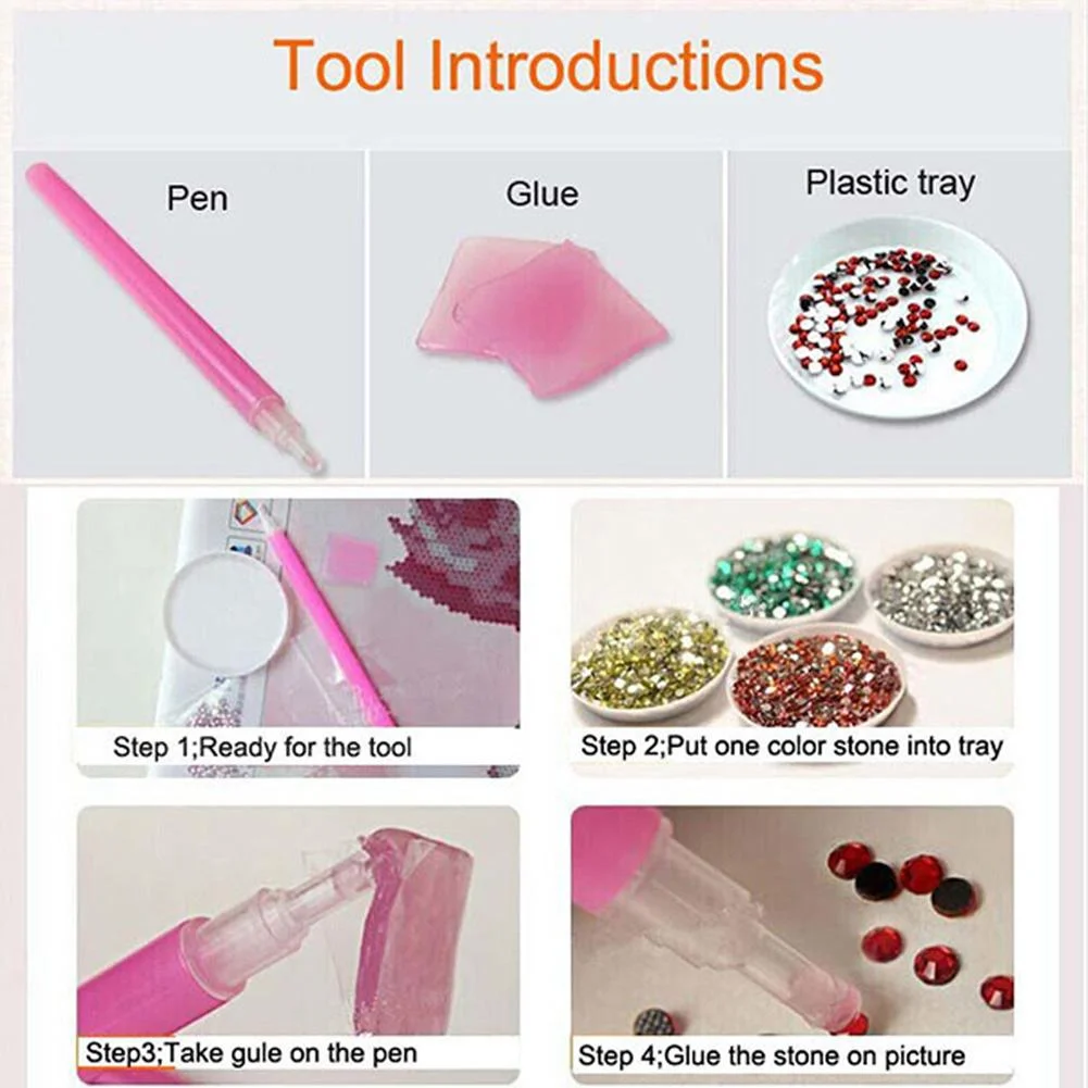 Diamond Painting - Partial Round Drill - Night Wolf(40*30cm)