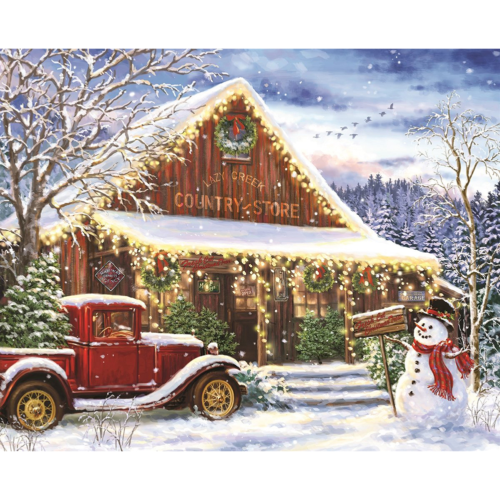 

House Scenery - Round Drill Diamond Painting - 40*30CM, 501 Original