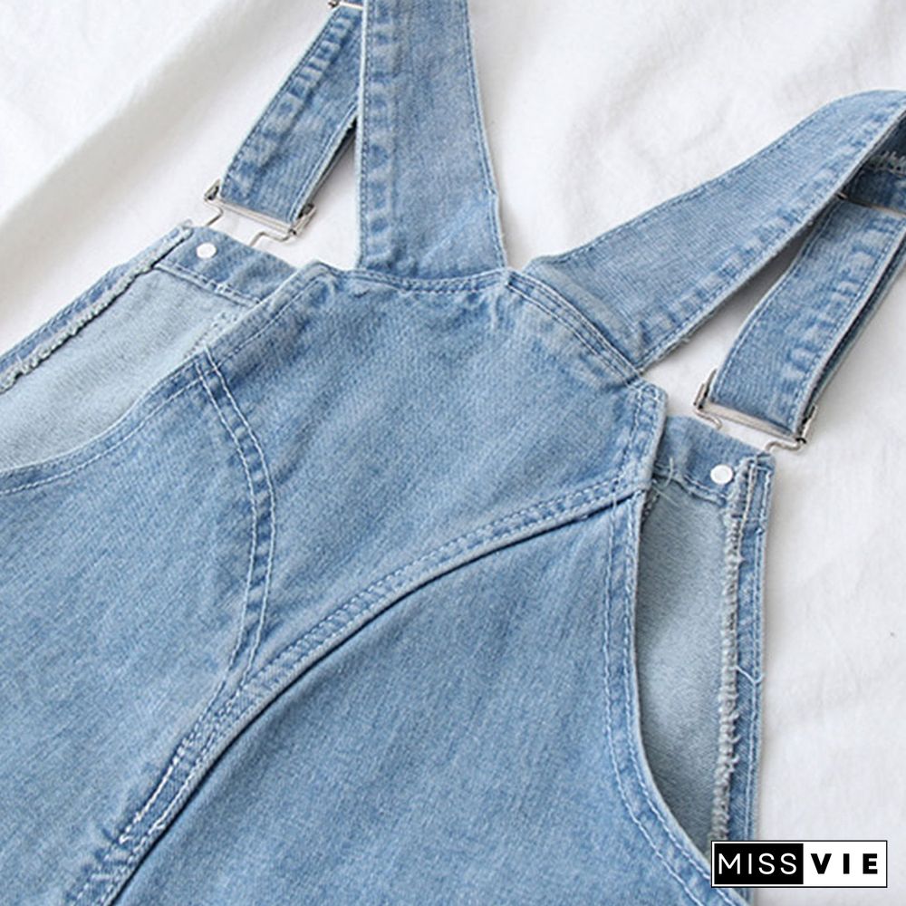 Love Heart Pocket Denim Overall
