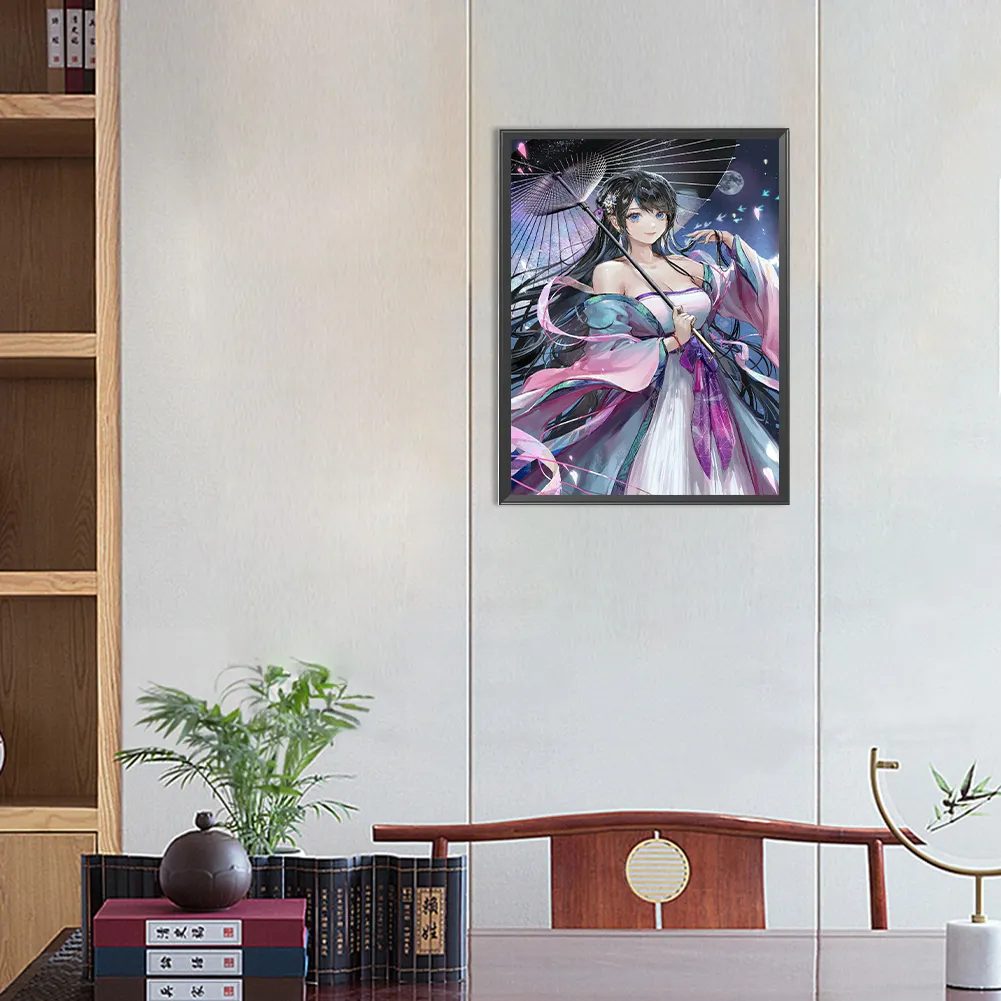 Full Round Diamond Painting 30*40cm - Girl