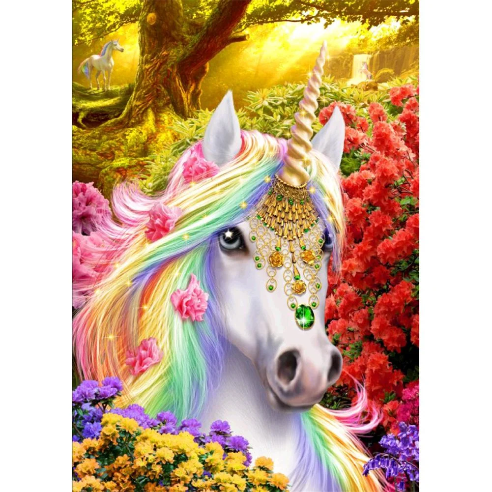 Full Round Diamond Painting Unicorn (40*30cm)