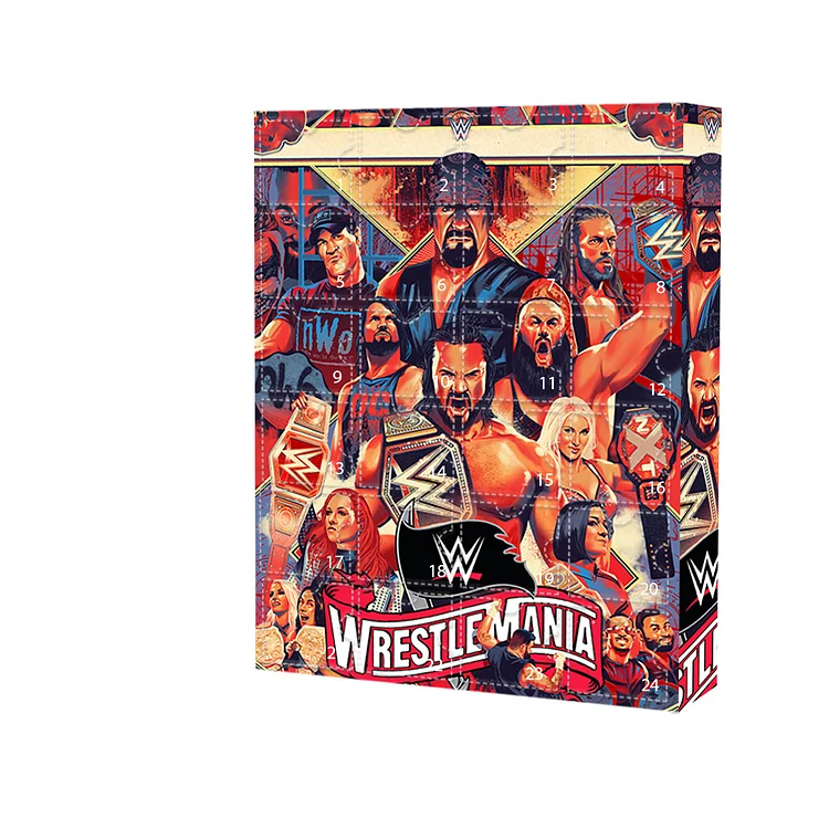 WWE Advent Calendar -- The One With 24 Little Doors