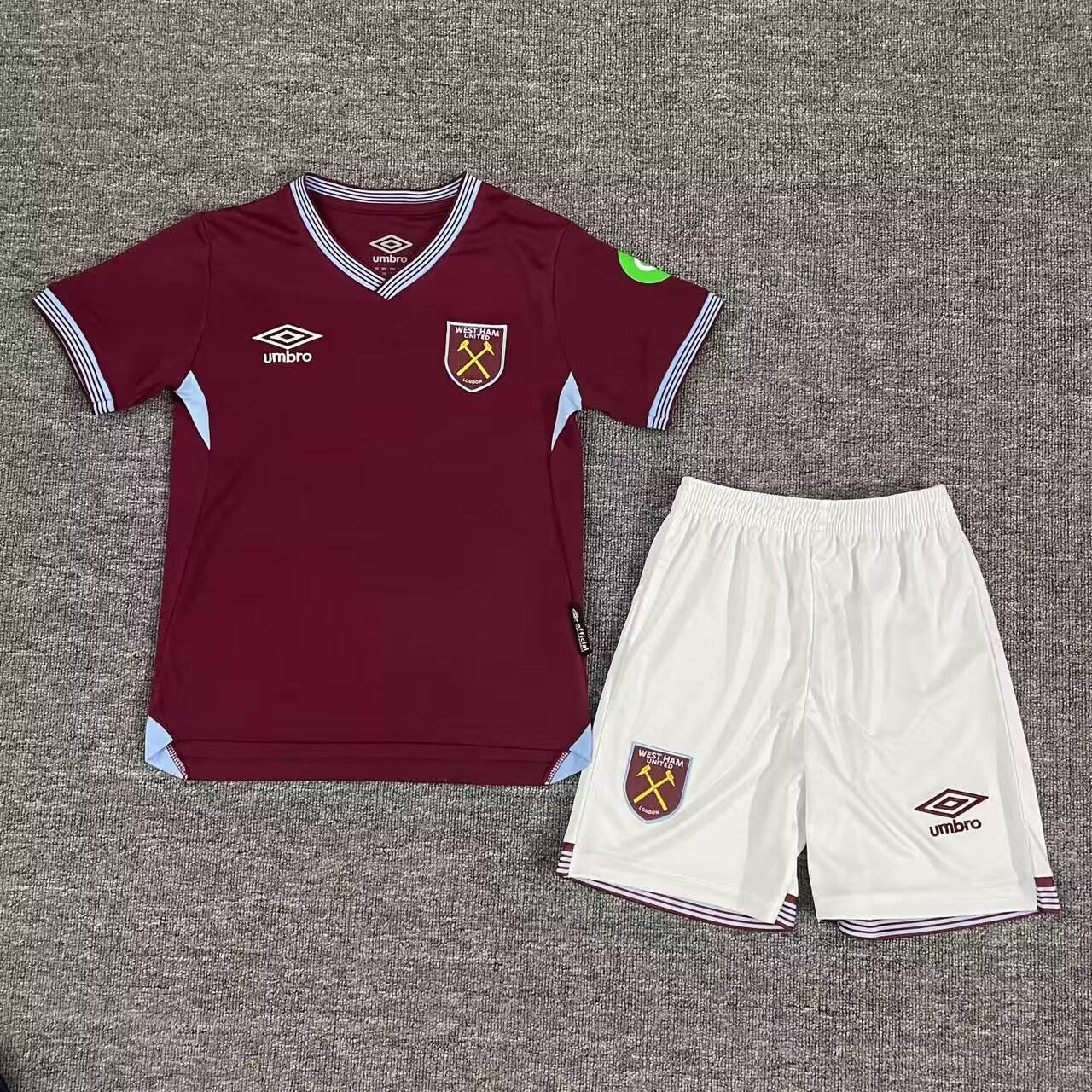 2025-2026 KIDS West Ham United Home Football Shirt 1:1 Thai Quality- Maxi Kit