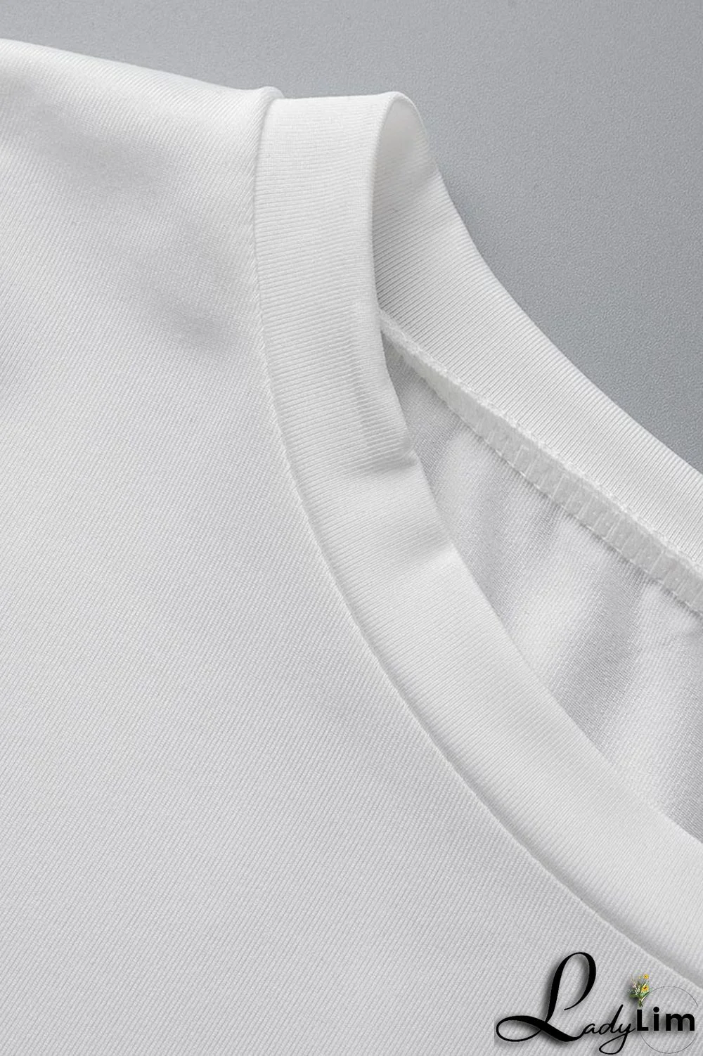 Red Fashion Casual Solid Slit O Neck T-Shirts