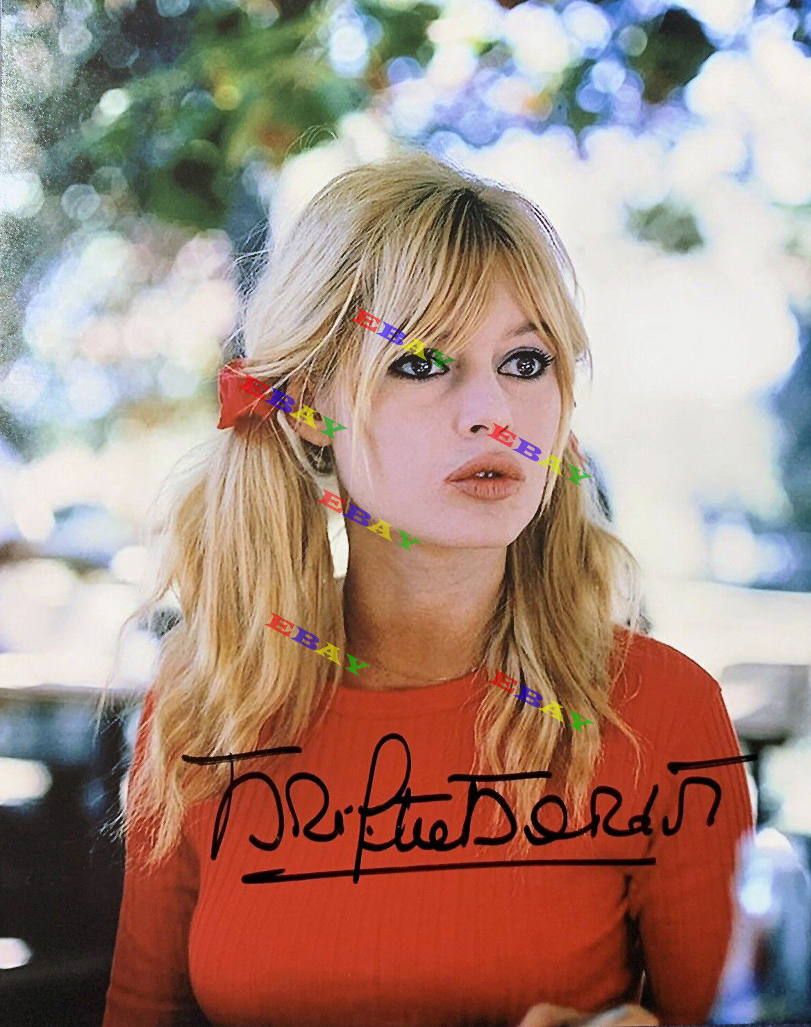 BRIGITTE BARDOT Autographed Signed 8x10 Photo Poster painting Reprint