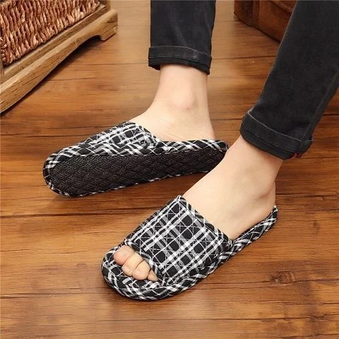 Pure Cotton Fabric Cloth Bottom Cloth Slippers Wood Floor Floor Tiles Mute Indoor Soft Bottom Female Home Home Four Seasons