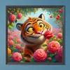Diamond Painting-DIY Full Round Drill Tiger(40*40CM)