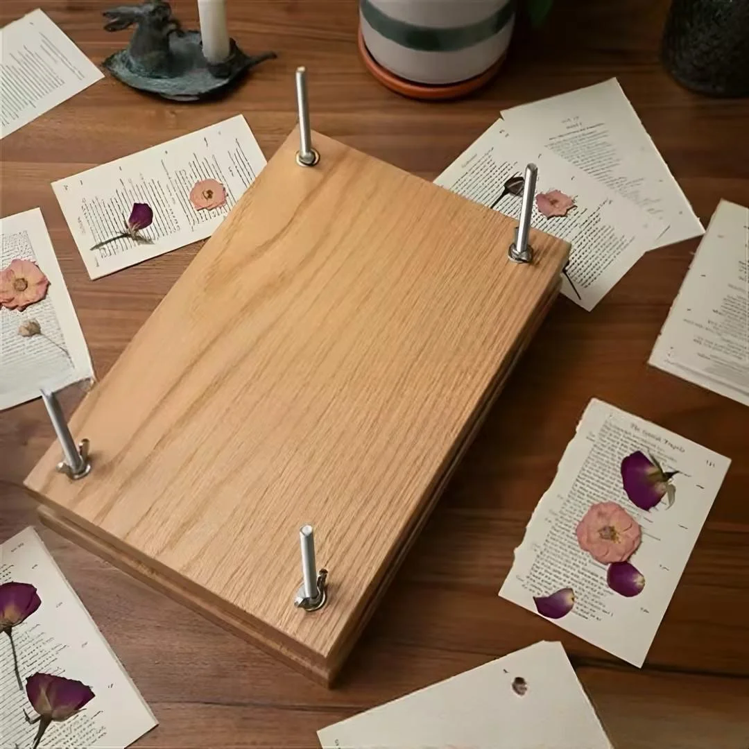 Solid Wood Flower Press 