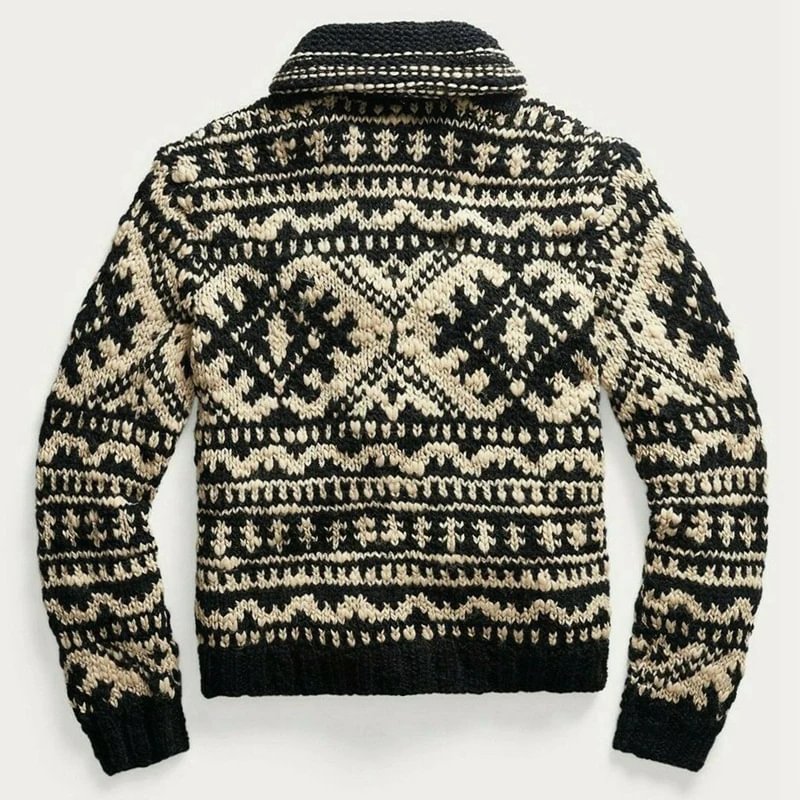 Men's Casual Zip Knit Cardigan Jacket