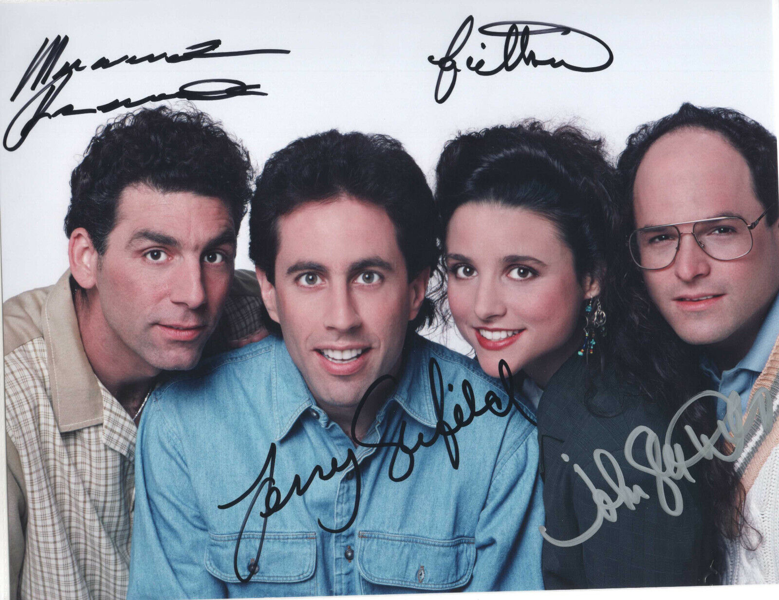 SEINFELD TV SHOW STARS -=4=- UP UPCLOSE HAND SIGNED AUTOGRAPHED Photo Poster painting WITH COA