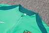 Joyfball 2024/2025 Portugal Half-Pull Training Suit Royal Green Football Shirt