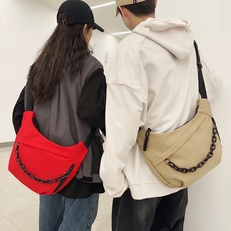 Unisex Nylon Solid Color Classic Style Sewing Thread Chain Zipper Mountaineering Bag