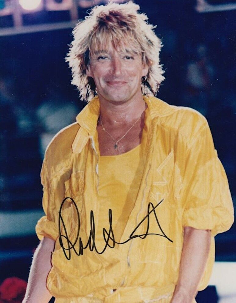 ROD STEWART Signed Photo Poster paintinggraph - Rock / Pop Singer / Vocalist - preprint