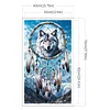 (US Local)Wolf -11CT Stamped Cross Stitch Kit(40x70cm)