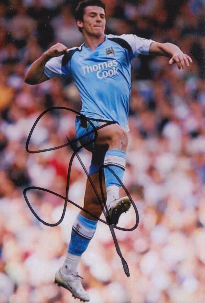 JOEY BARTON HAND SIGNED 6X4 Photo Poster painting MANCHESTER CITY FOOTBALL AUTOGRAPH 1