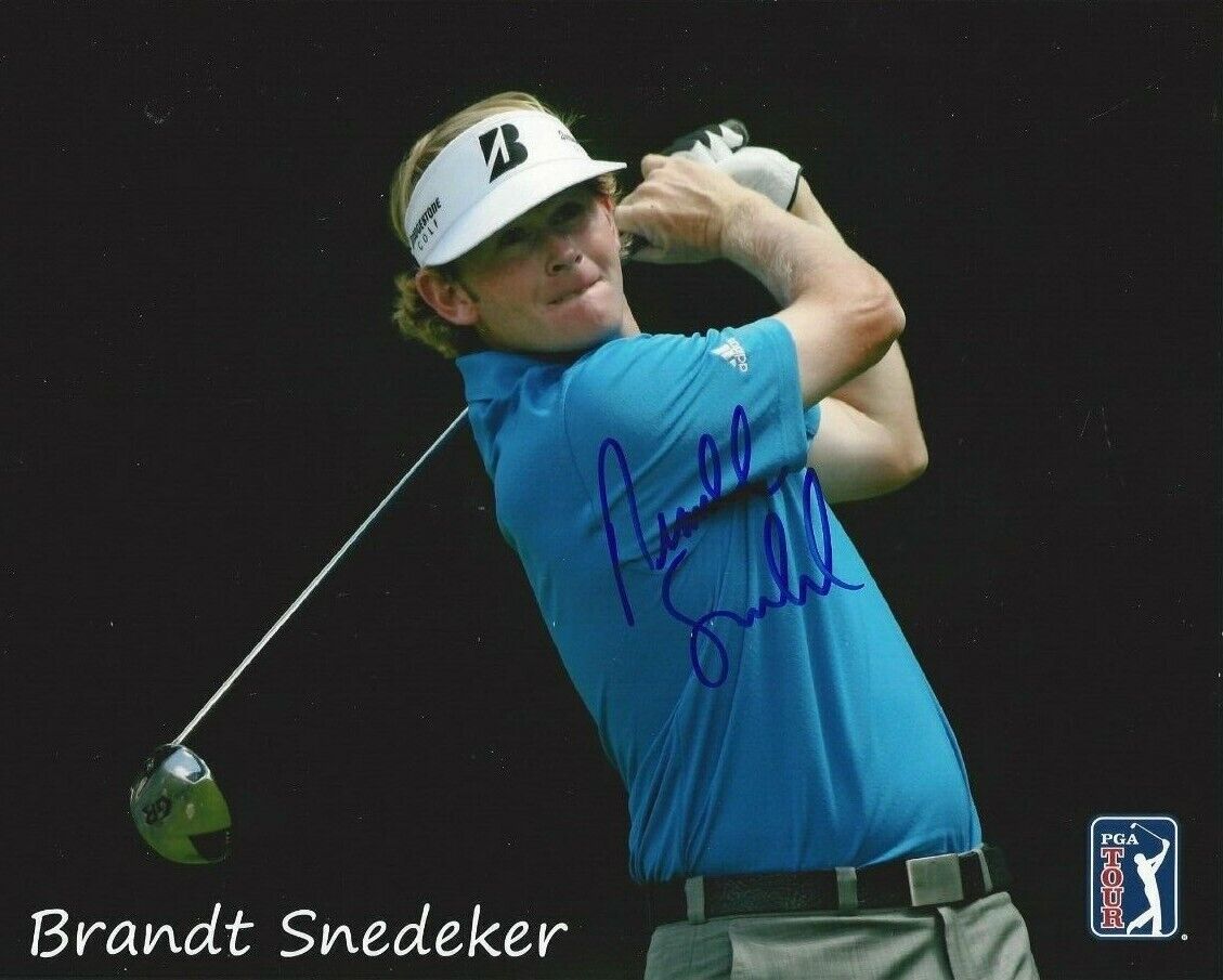 Brandt Snedeker Autographed 8x10 PGAC716