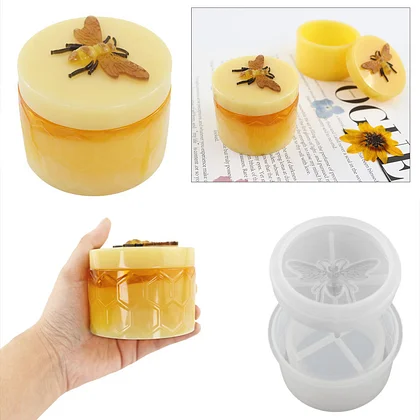 Bee Pendant Resin Mold Silicone Molds for Resin Casting Kit Pentagon Epoxy  Molds Plaster Clay Resin Art DIY Wall Art Decor Mold - Silicone Molds  Wholesale & Retail - Fondant, Soap, Candy