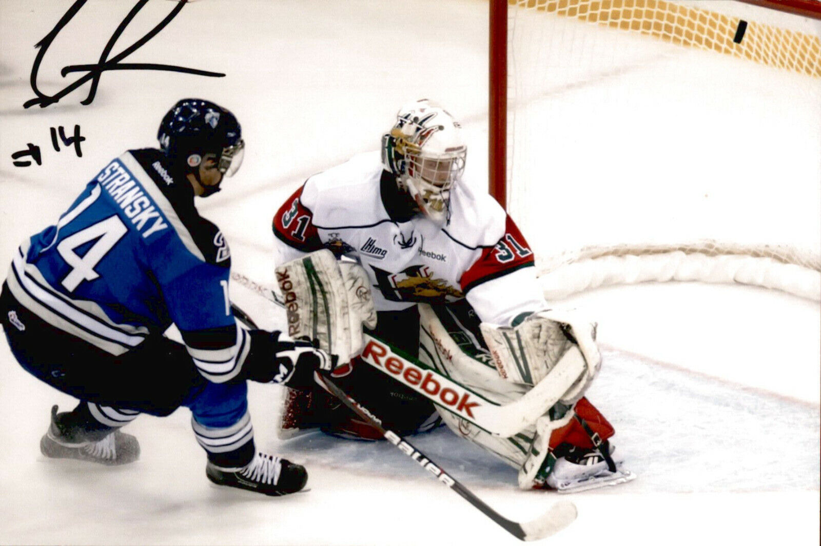 Matej Stransky SIGNED 4x6 Photo Poster painting SASKATOON BLADES / DALLAS STARS