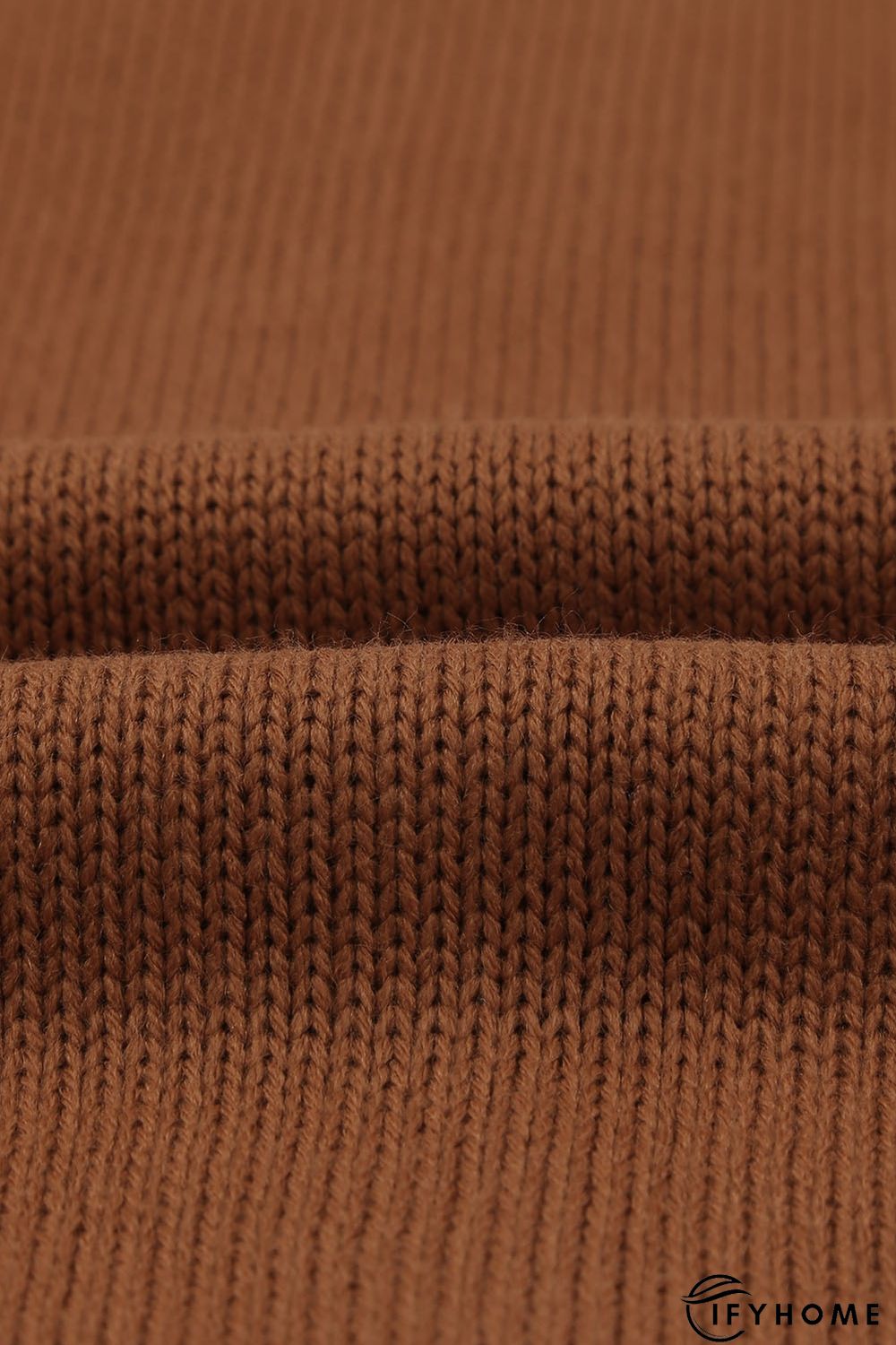 V Neck Contrast Stripes Trims Short Sleeve Sweater | IFYHOME