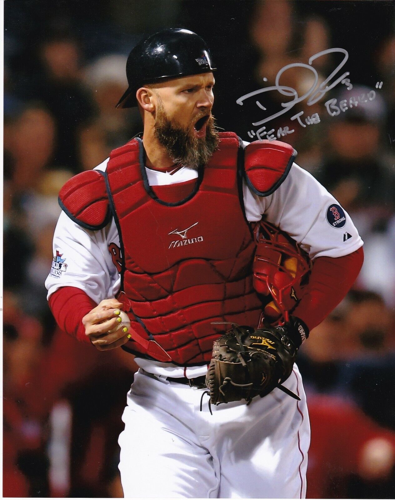 DAVID ROSS BOSTON RED SOX FEAR THE BEARD