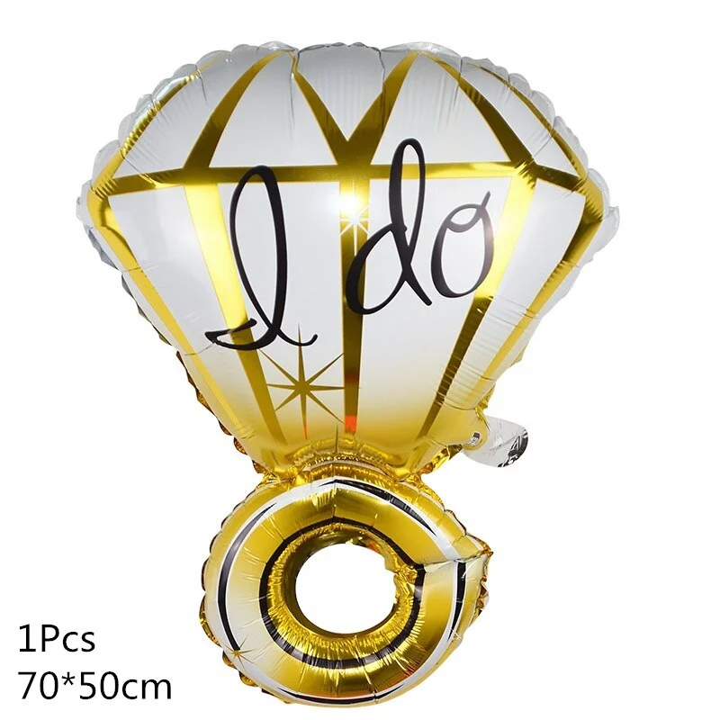 Wedding Balloons Foil Groom Bride Love Balloon for Wedding Decoration Bachelorette Party Valentine's Day Adult Party Supplies