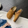 Thick Bottom Birkenstocks Half Bags Slippers