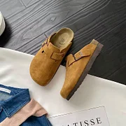 Thick Bottom Birkenstocks Half Bags Slippers
