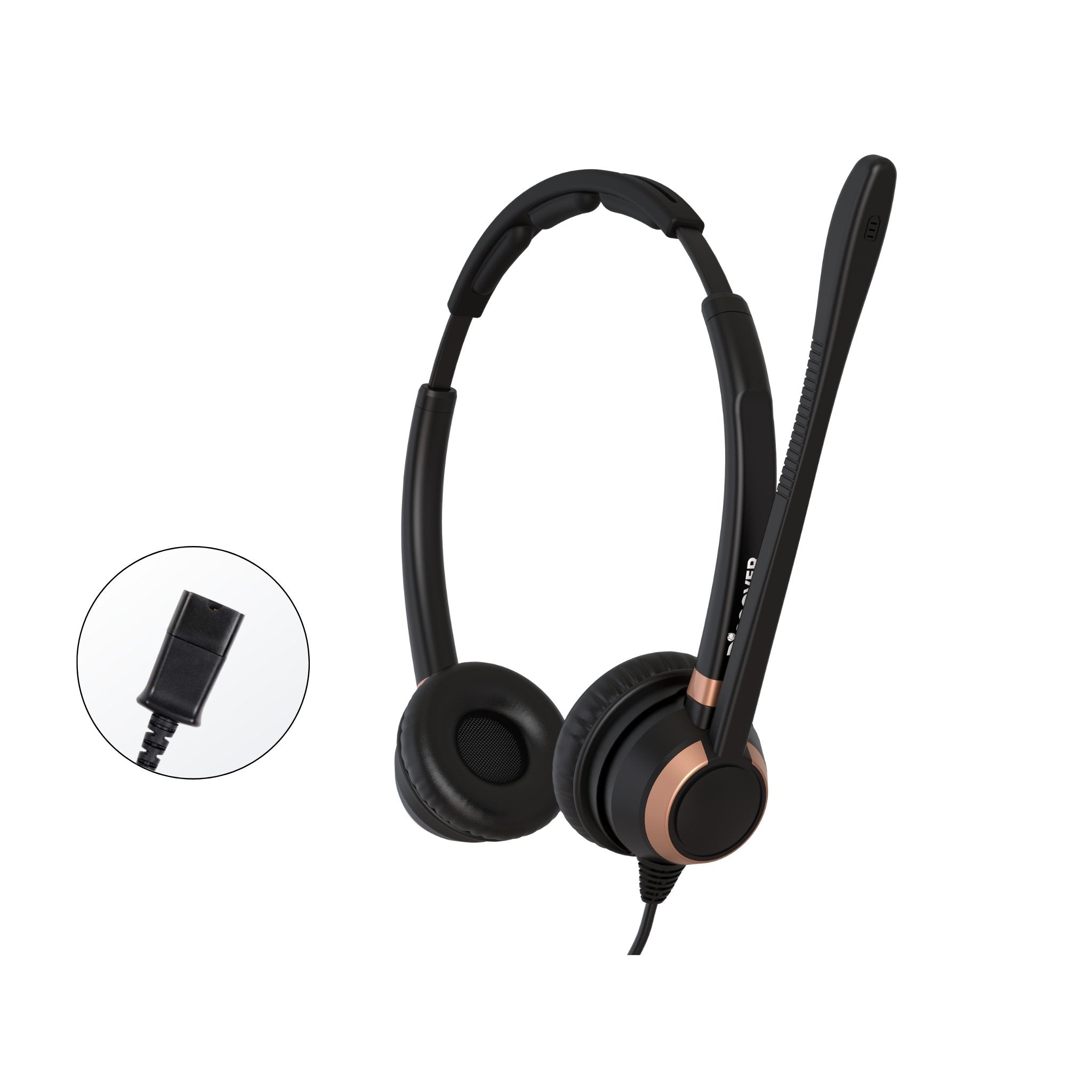 Discover D712 Dual Speaker Wired Office Headset for Professionals