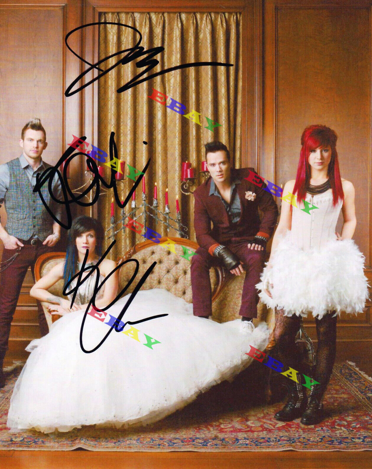 SKILLET Band Autographed Signed 8x10 Photo Poster painting Reprint