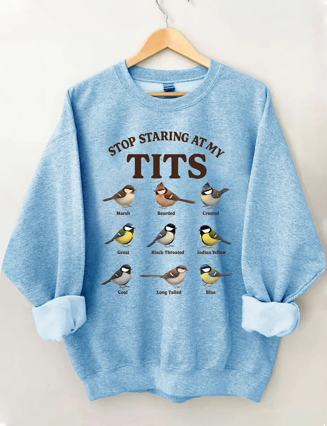 Stop Staring At My Tits Sweatshirt