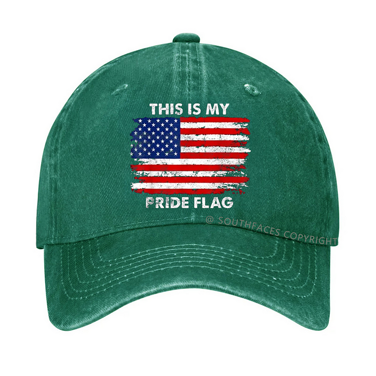 This Is My Pride Flag USA Flag Print Hat