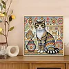 Diamond Painting-DIY Crystal Rhinestone Cat with Pattern