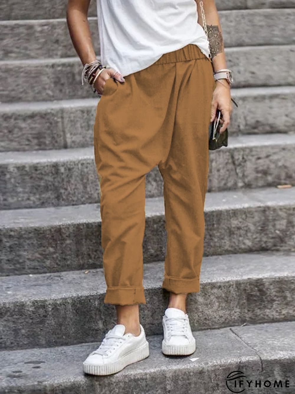 Casual Pockets Pants | IFYHOME