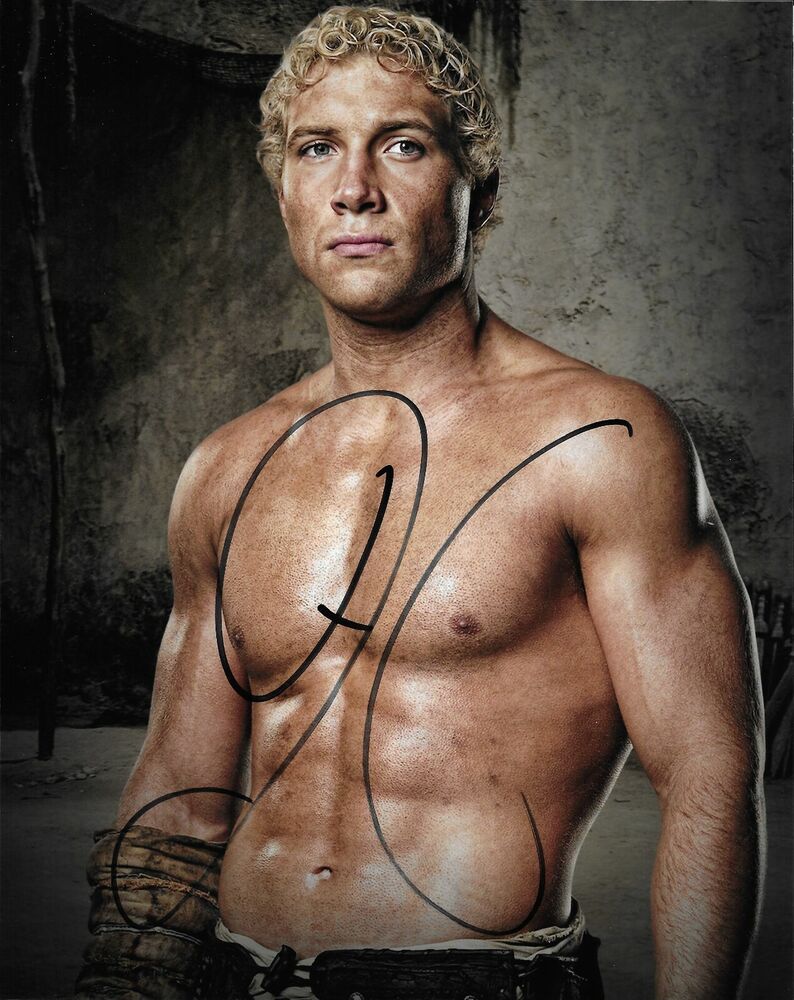 Jai Courtney Spartacus autographed Photo Poster painting signed 8x10 #2 Varro