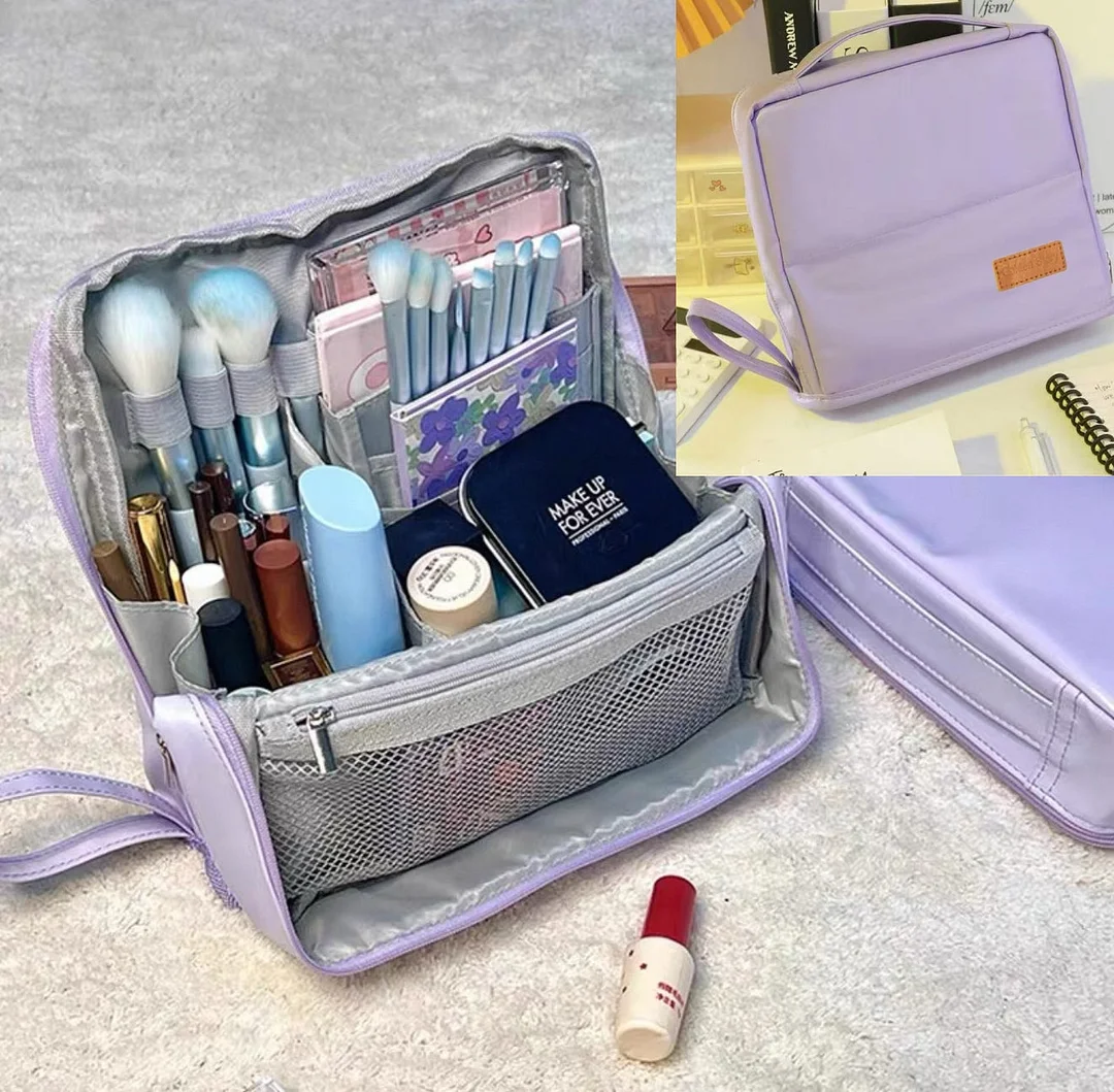 Standing Makeup Bag &ndash; Portable, Large Capacity