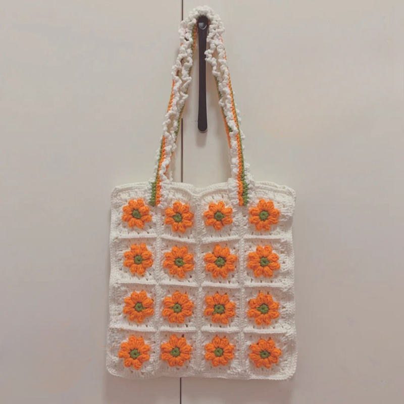 DIY Crochet Kit - Handmade Shoulder Bag Yarn Set