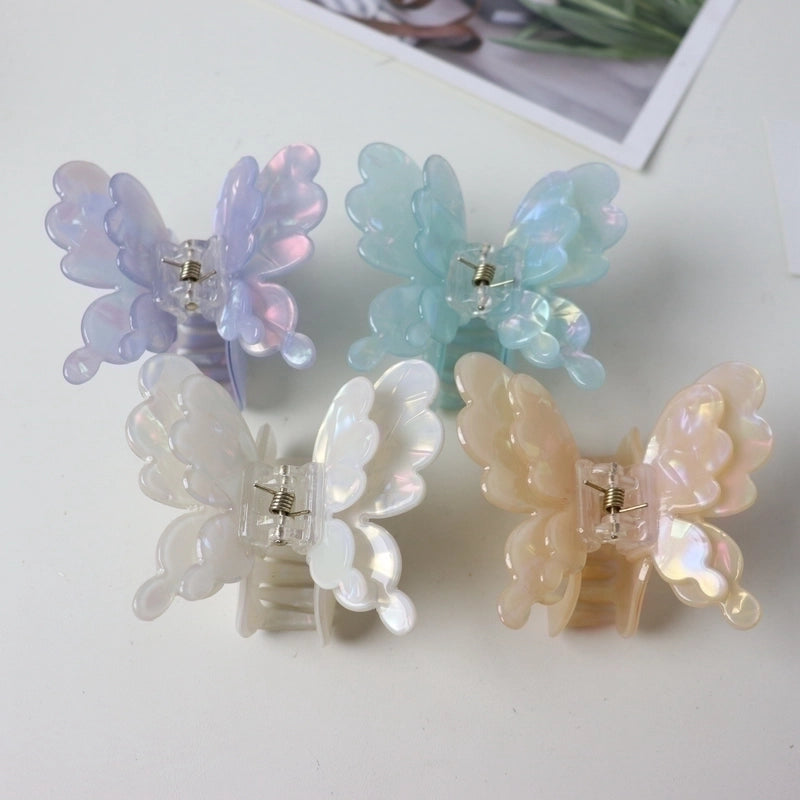 Women’s Minimalist Butterfly Acetic Acid Sheets Handmade Hair Claws