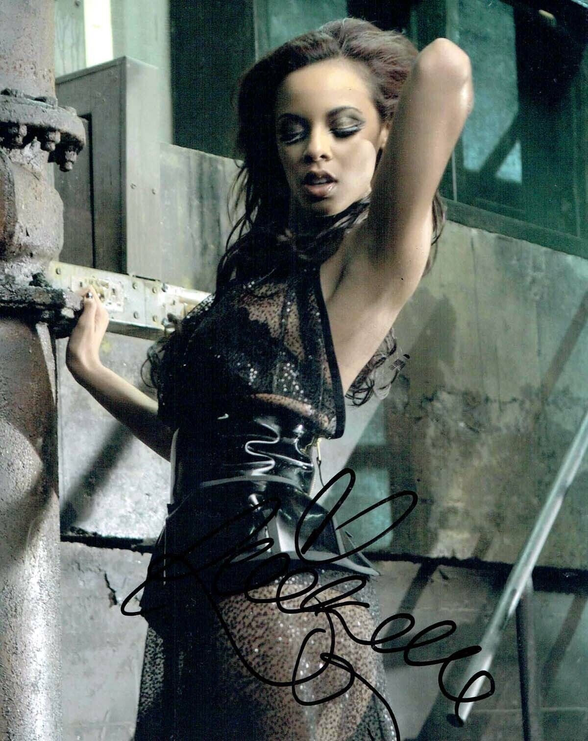 Rochelle HUMES The Saturdays SIGNED Autograph 10x8 SEXY Photo Poster painting AFTAL COA