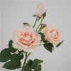 Real Touch Moisture 3 Stems Rose Luxe Artificial Flower