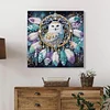 (Pre-Framed)Owl Dreamcatcher-Special Shape Diamond Painting Kit(25x25cm)
