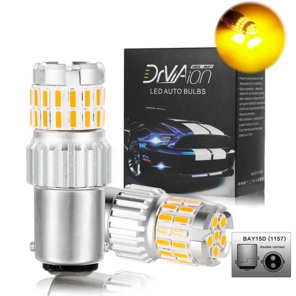 2PCS BAY15D 1034N 2357NA LED Bulb Super Bright 36SMD Led For Replacing Brake Reversing Lights Turn Signal Light