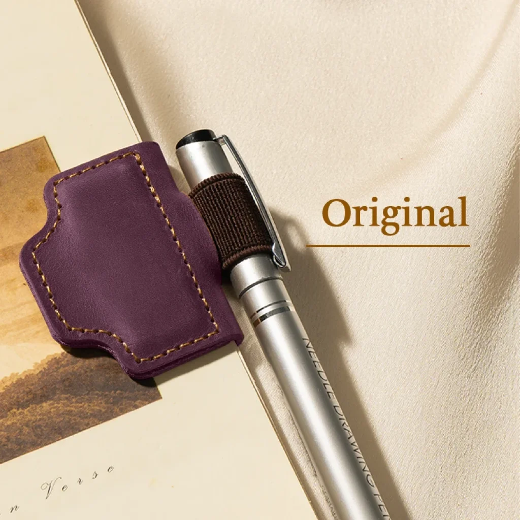 BygoneMark - LAST DAY 70% OFF - Personalized Magnetic Leather Pen Holder Bookmark
