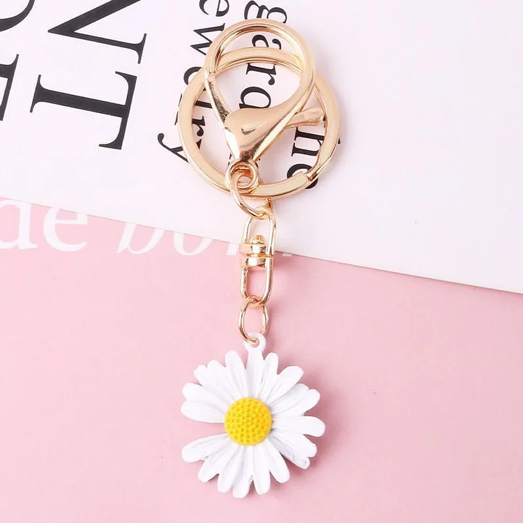 Cute Notch Flower Keychain
